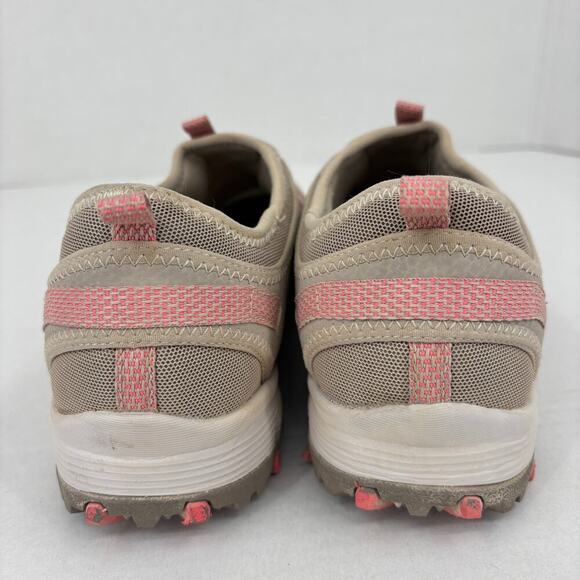 Skechers Seager Sneakers Size 8 Taupe Pink Trail Hiking Outdoor Slip On Stretch - Picture 9 of 9